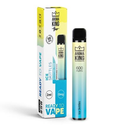 AROMA KING 600 DISPOSABLE 0MG - ICE SKITTLES