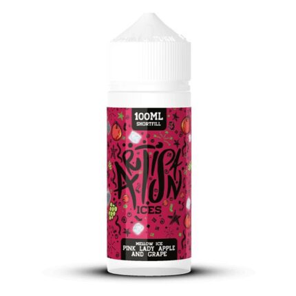 ARTISAN ICES 100ML MELLOW ICE PINK LADY APPLE AND GRAPE